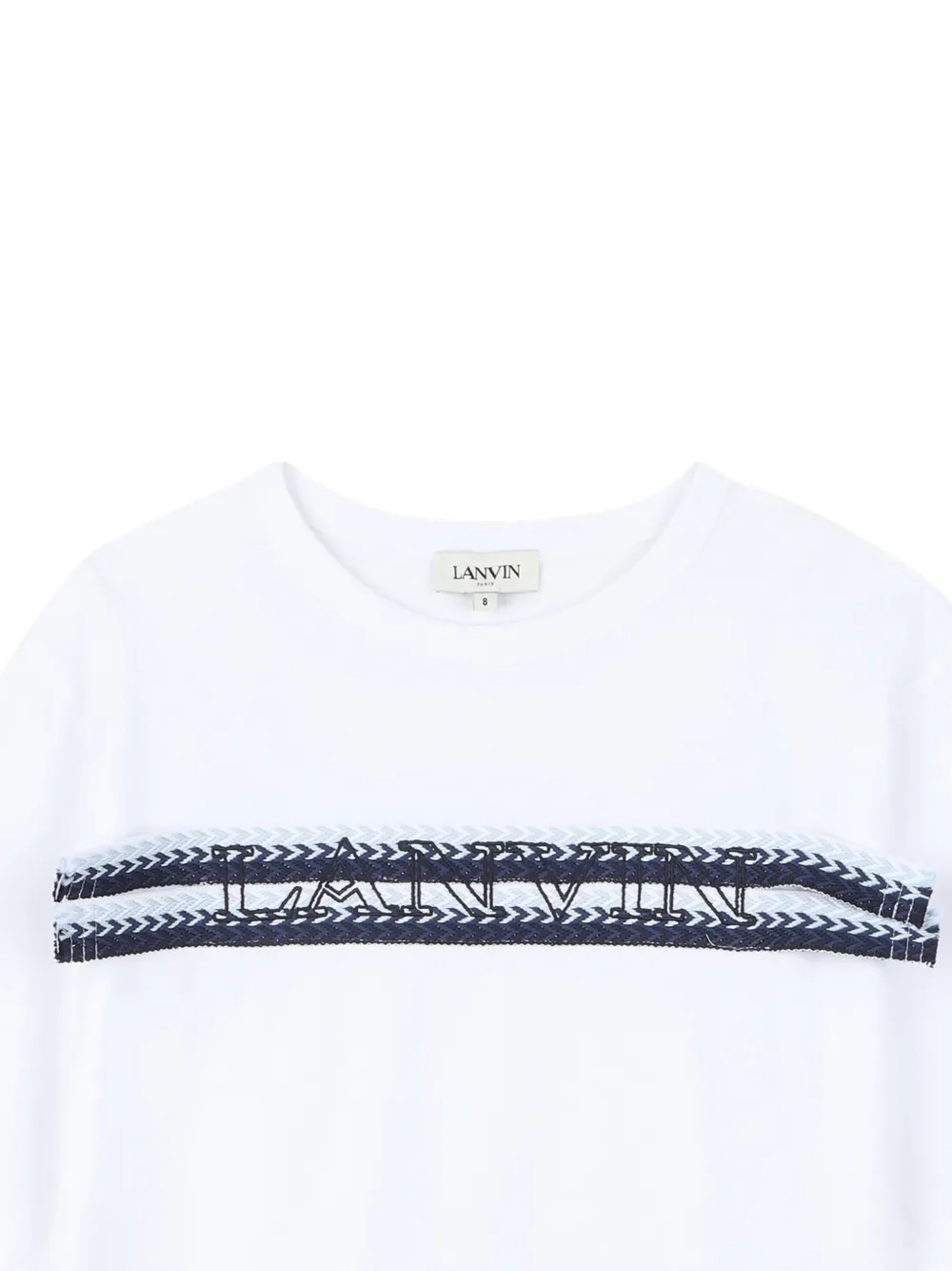  Lanvin Enfant Round-neck T-shirt - White 
