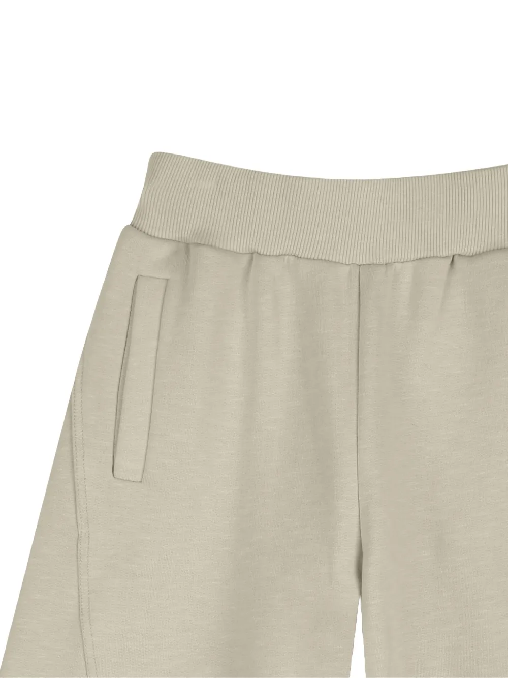  Givenchy Kids Ribbed Trim Shorts - Neutrals 