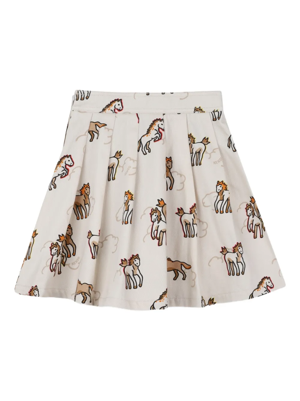 Kenzo Kids printed skirt - Toni neutri