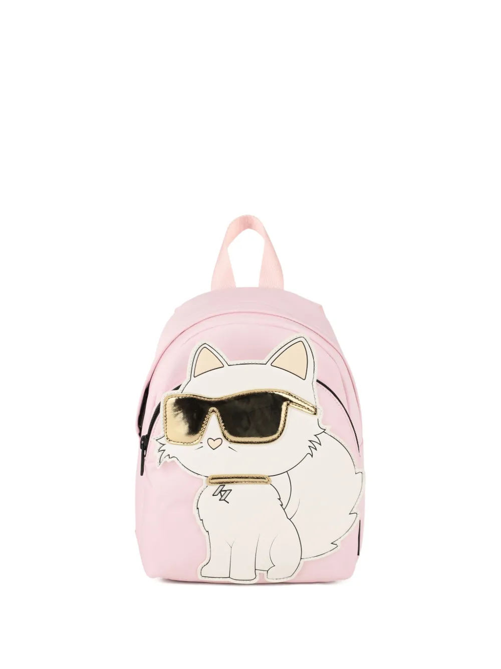 Karl Lagerfeld Kids Zaino con stampa - Rosa