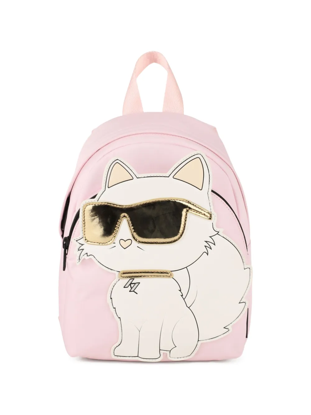 Karl Lagerfeld Kids Zaino con stampa - Rosa
