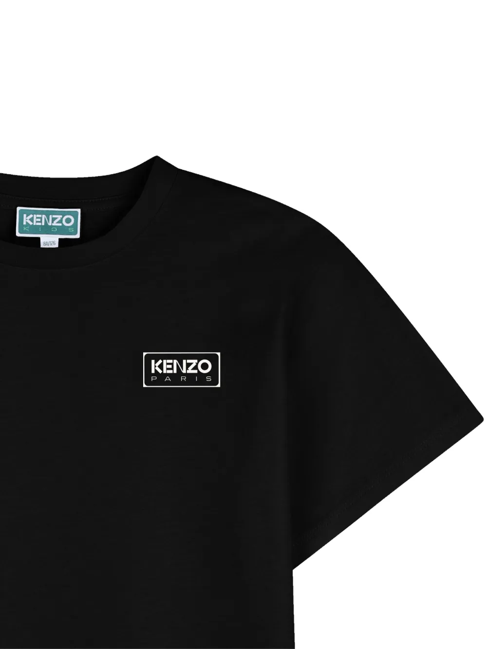 Kenzo Kids T-shirt met logo Zwart