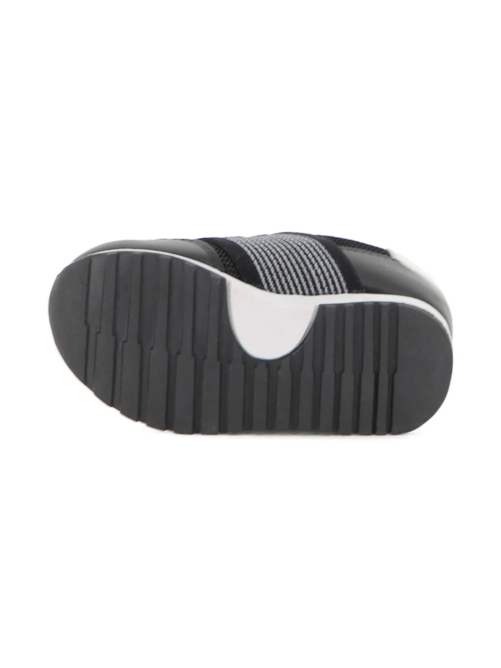 BOSS Kidswear Sneakers met logoband Zwart