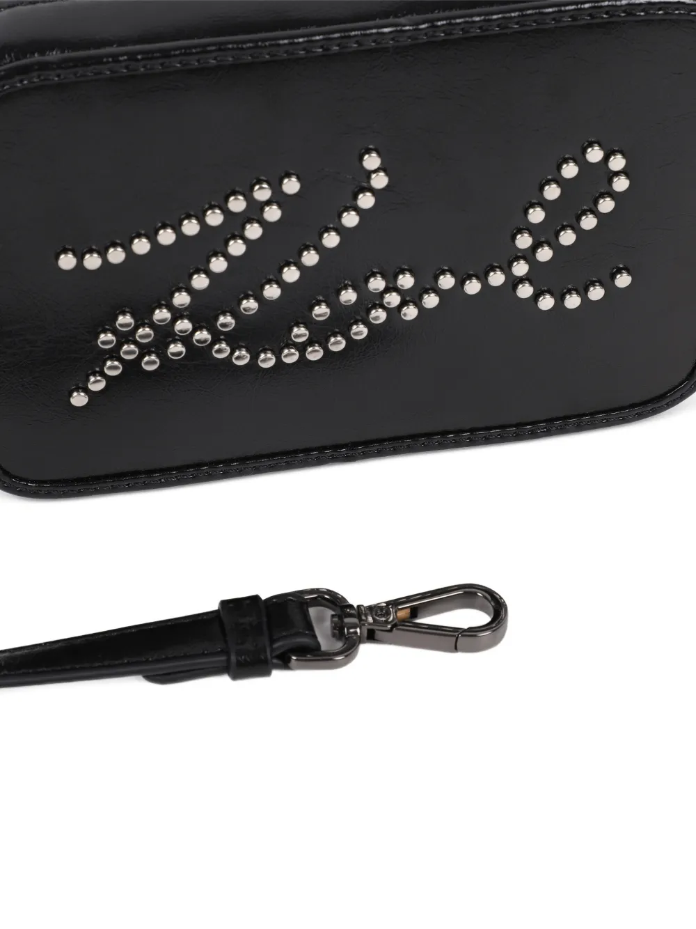 Karl Lagerfeld Kids Verstelbare tas met studs Zwart