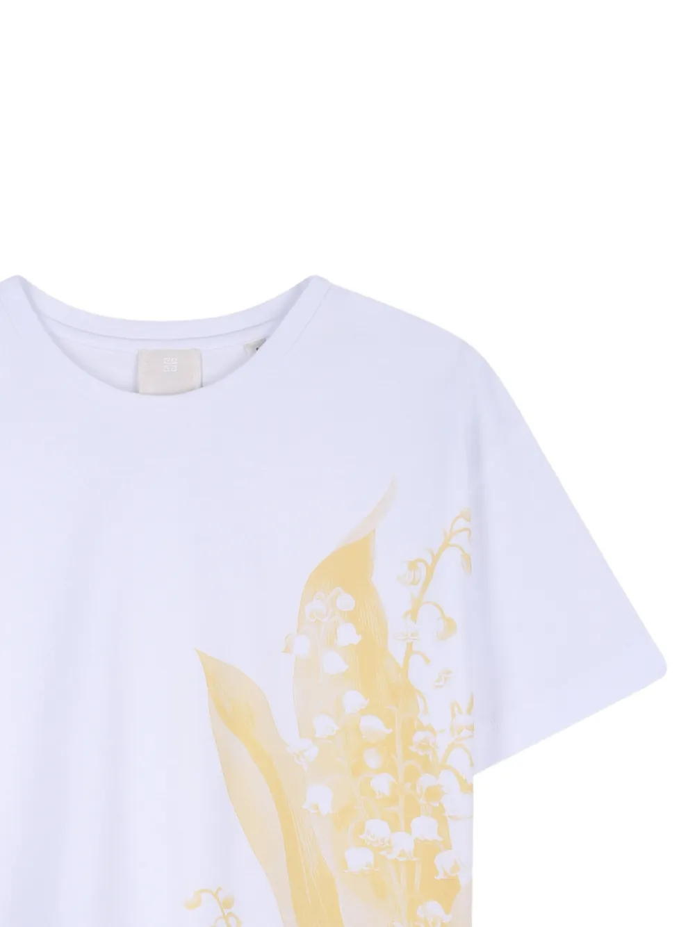  Givenchy Kids Floral-print T-shirt - White 