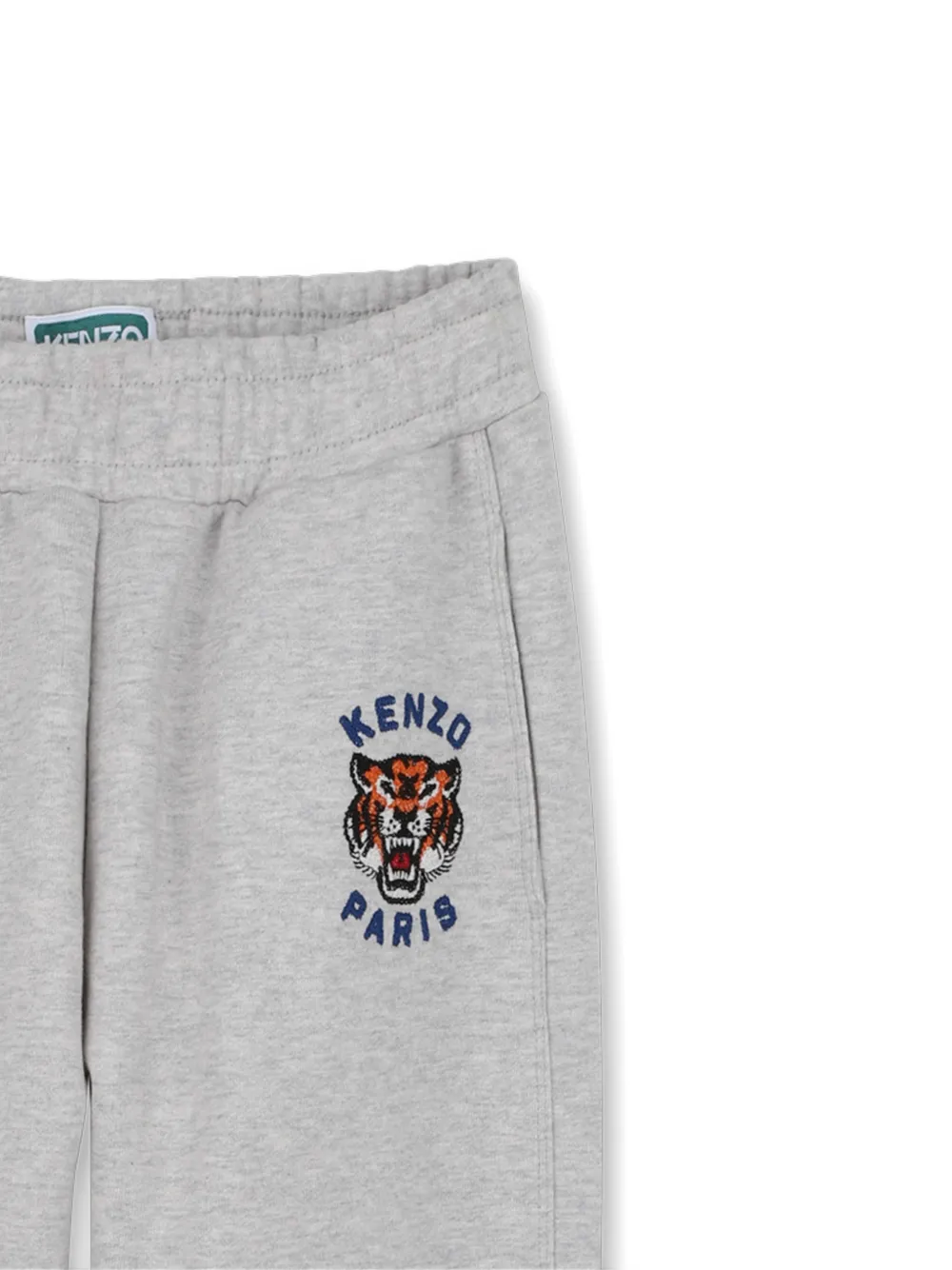 Tiger-Embroidered Track Pants