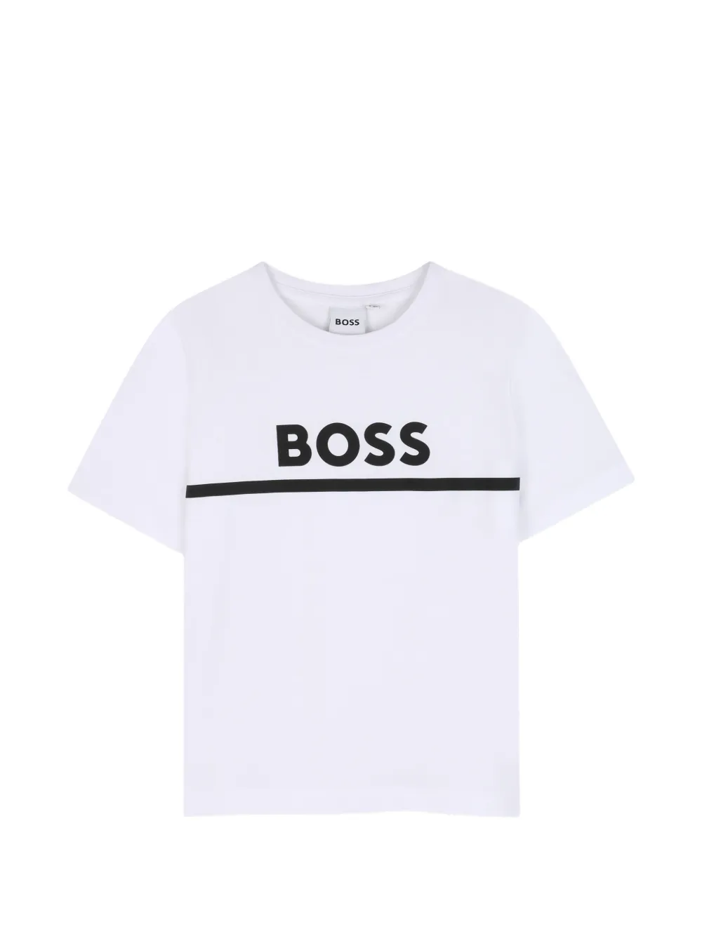BOSS Kidswear Romper muts en sokken met logoprint Wit