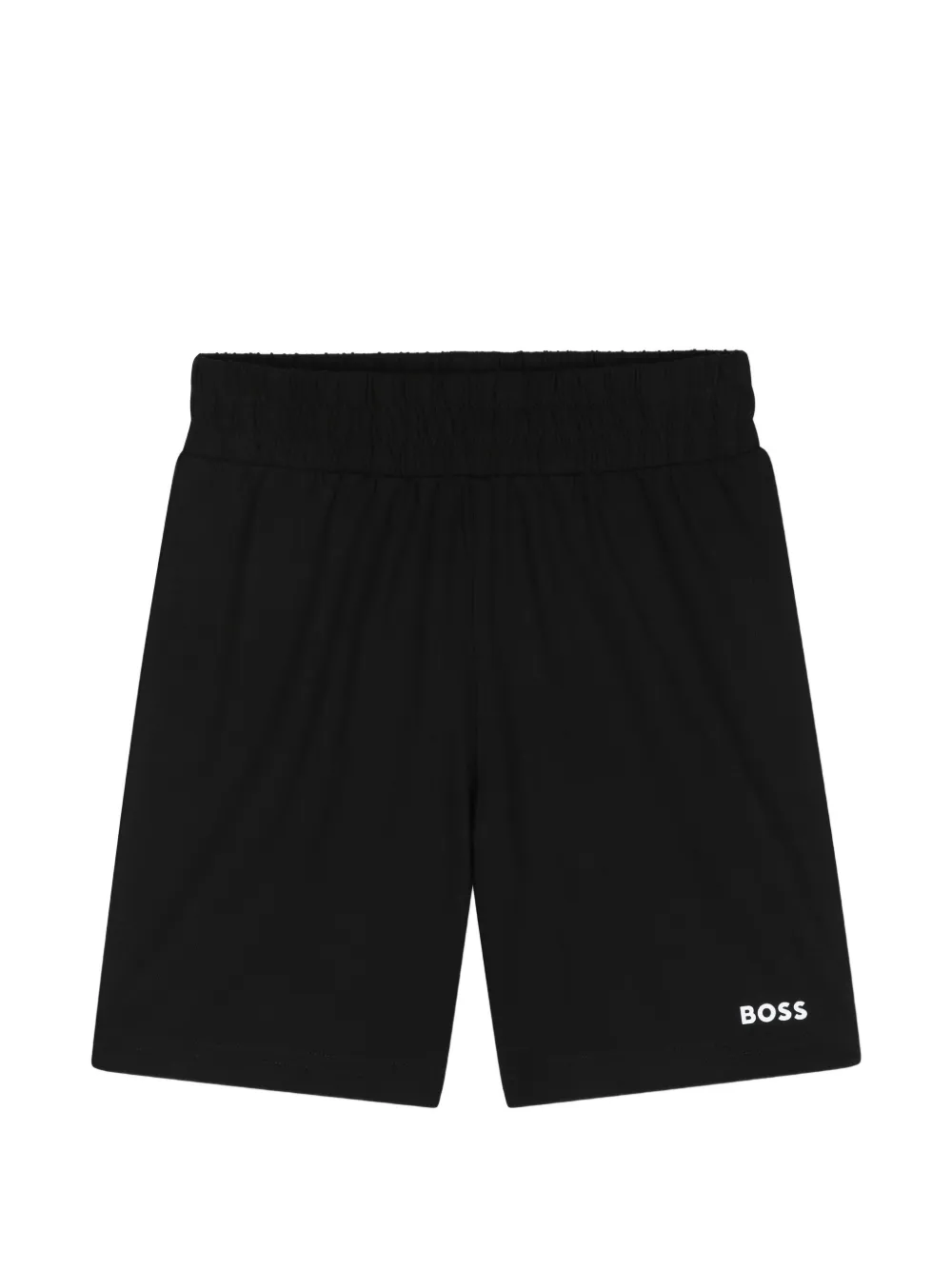 BOSS Kidswear Romper muts en sokken met logoprint Wit