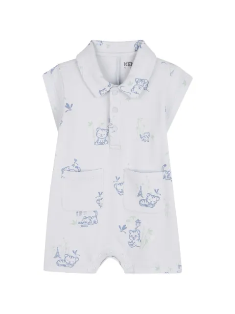 Kenzo Kids Tutina con colletto polo