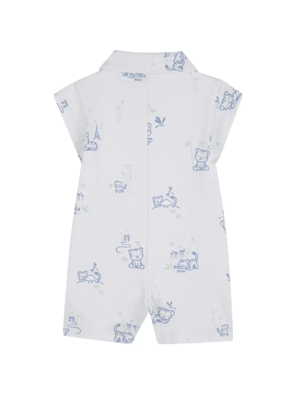 Kenzo Kids Babypakje met polokraag Blauw