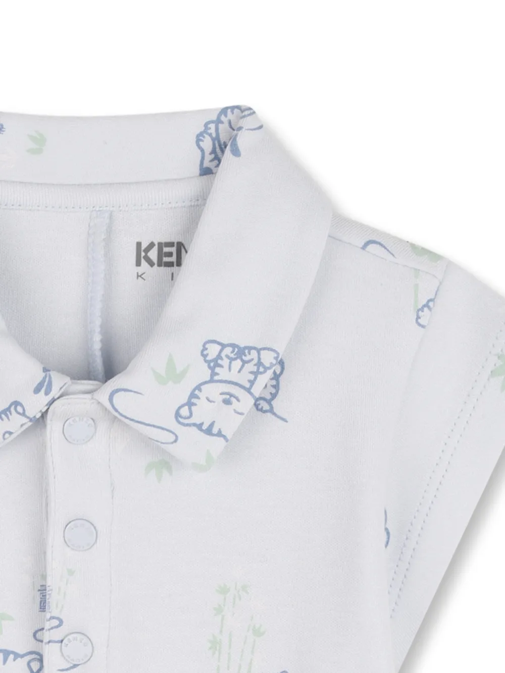 Kenzo Kids Babypakje met polokraag Blauw
