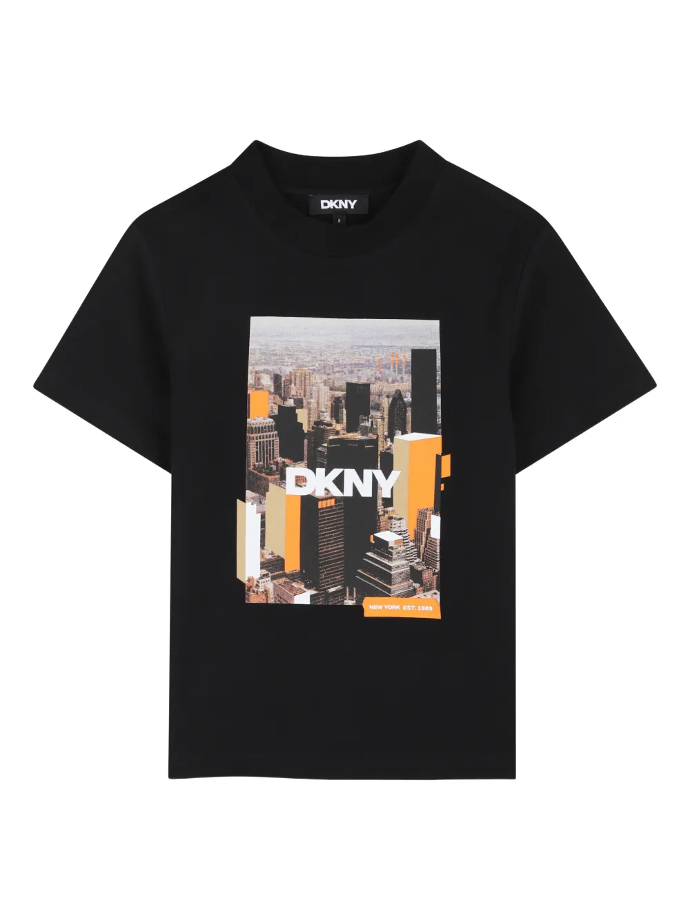 Dkny Kids graphic-print T-shirt - Nero