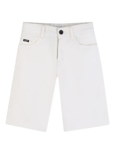 BOSS Kidswear bermudas con parche del logo
