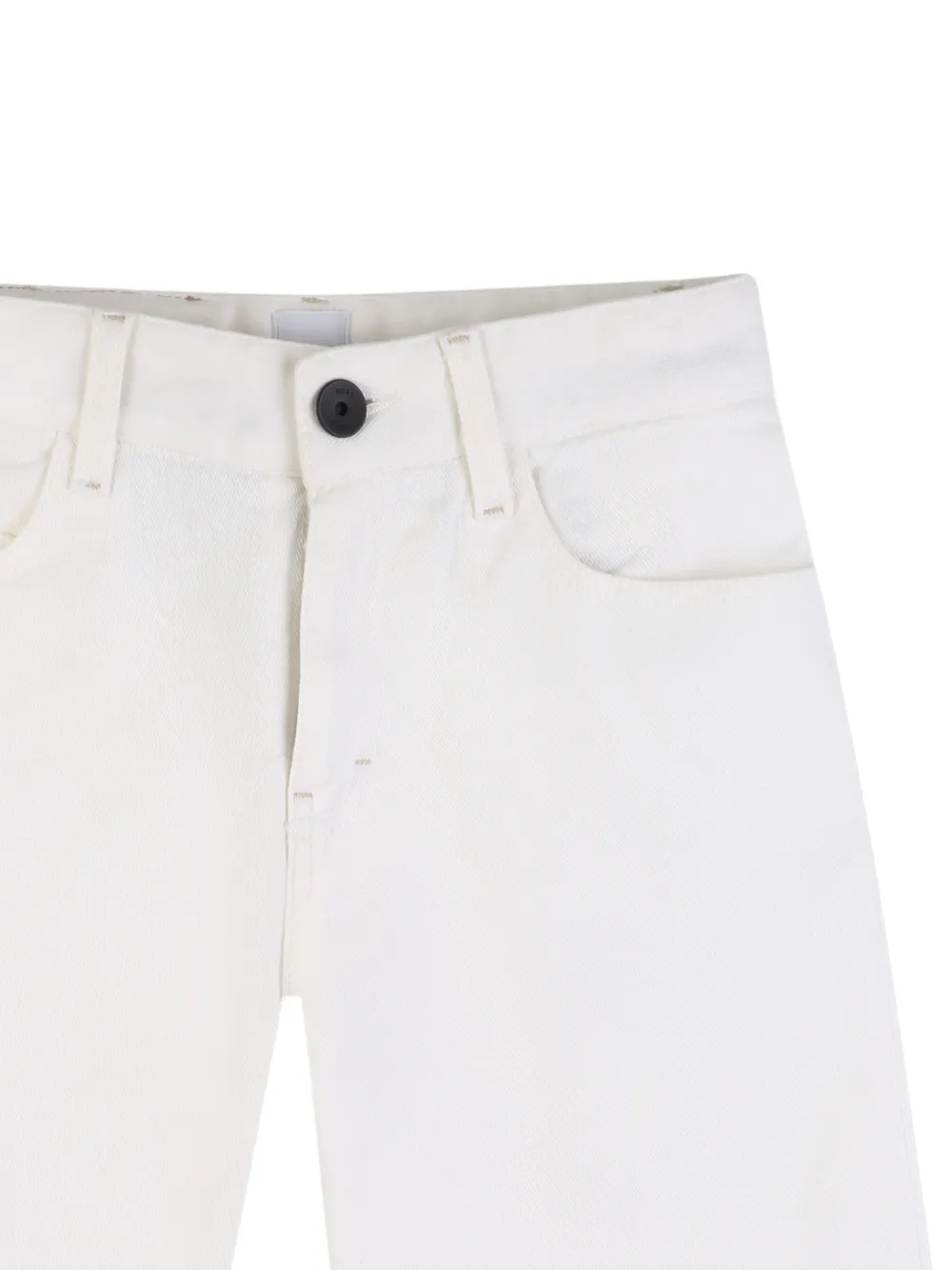 BOSS Kidswear Shorts met logopatch Wit