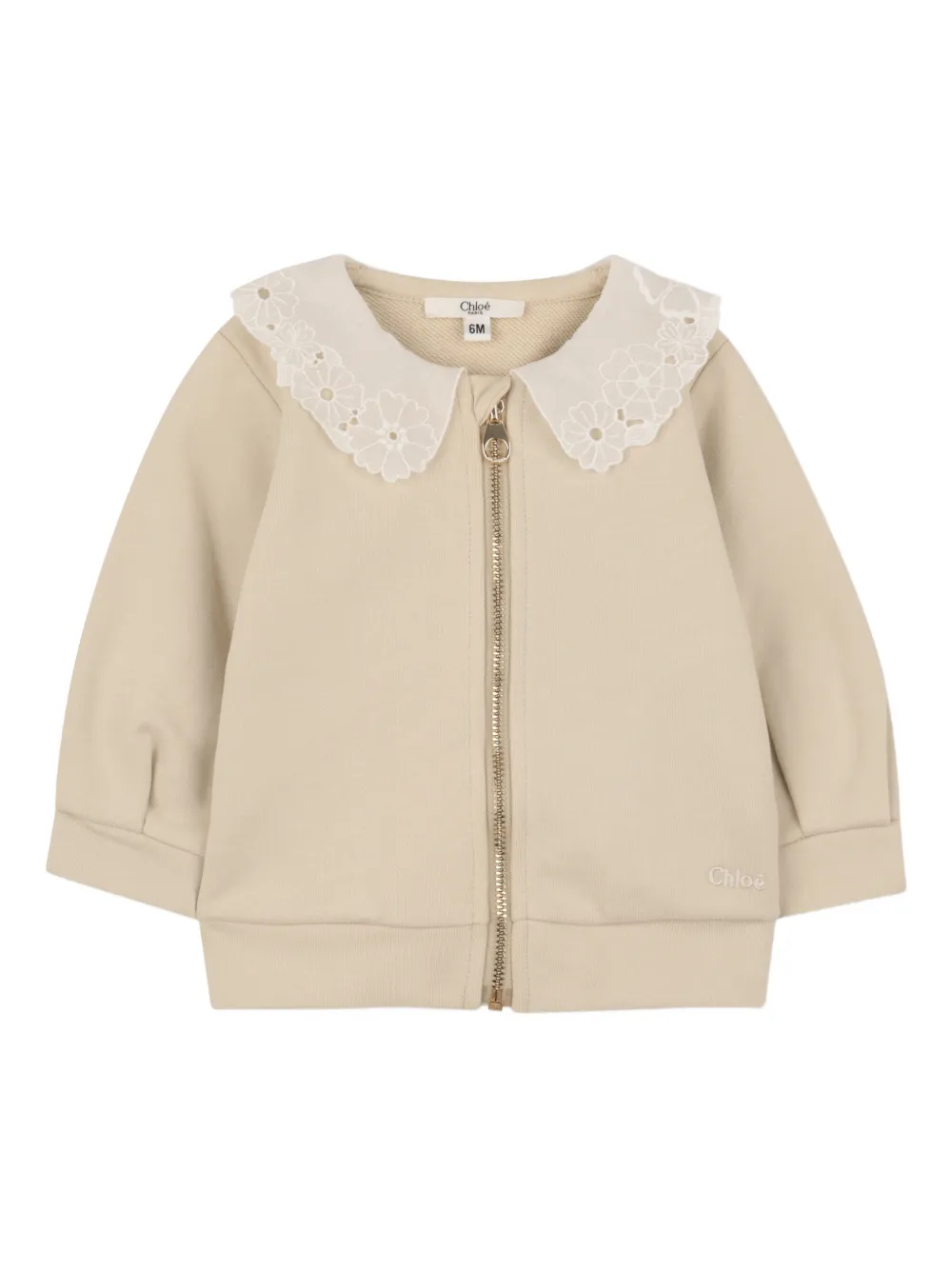  Chloé Kids Set De Chándal Con Cuello Floral - Neutro 