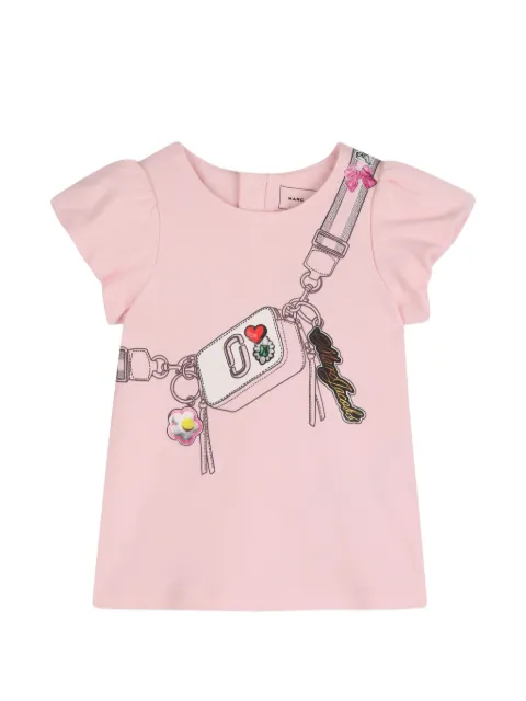Marc Jacobs Kids vestido con estampado gráfico