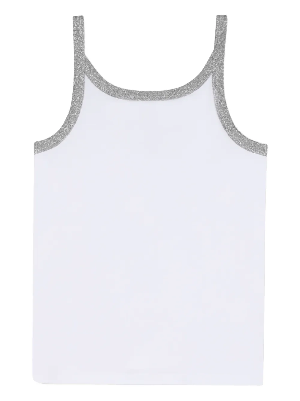 Contrast-Trim Tank Top