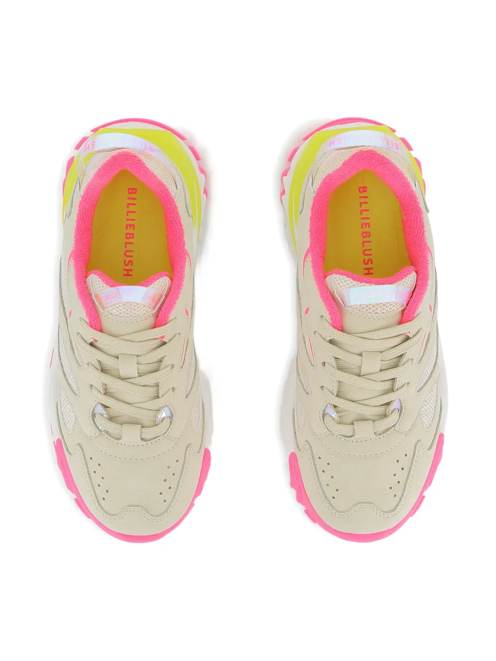 Billieblush Sneakers met vlakken Beige