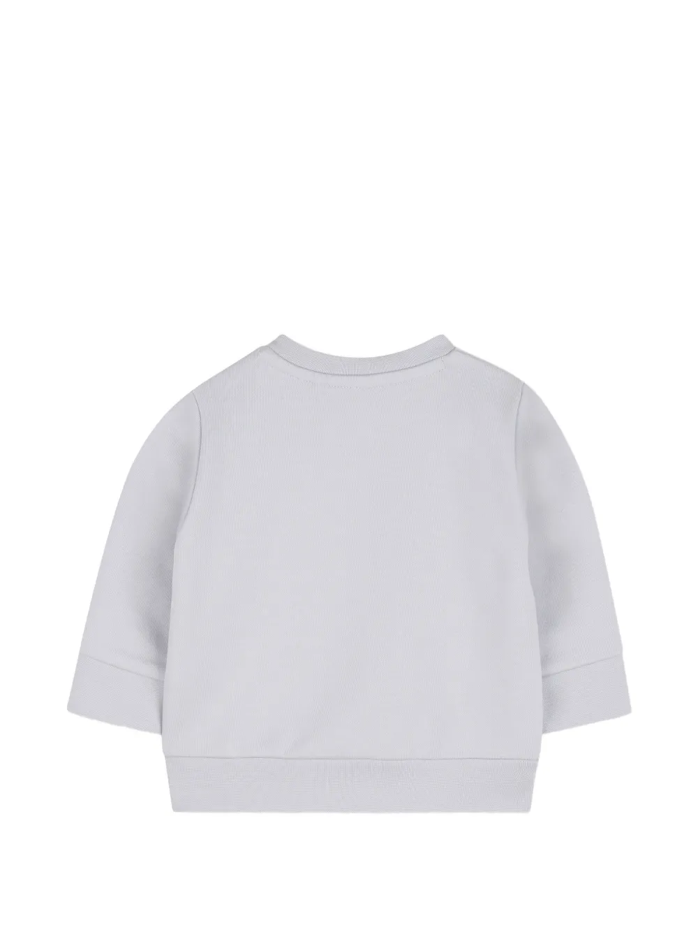 BOSS Kidswear Sweater met ronde hals Grijs