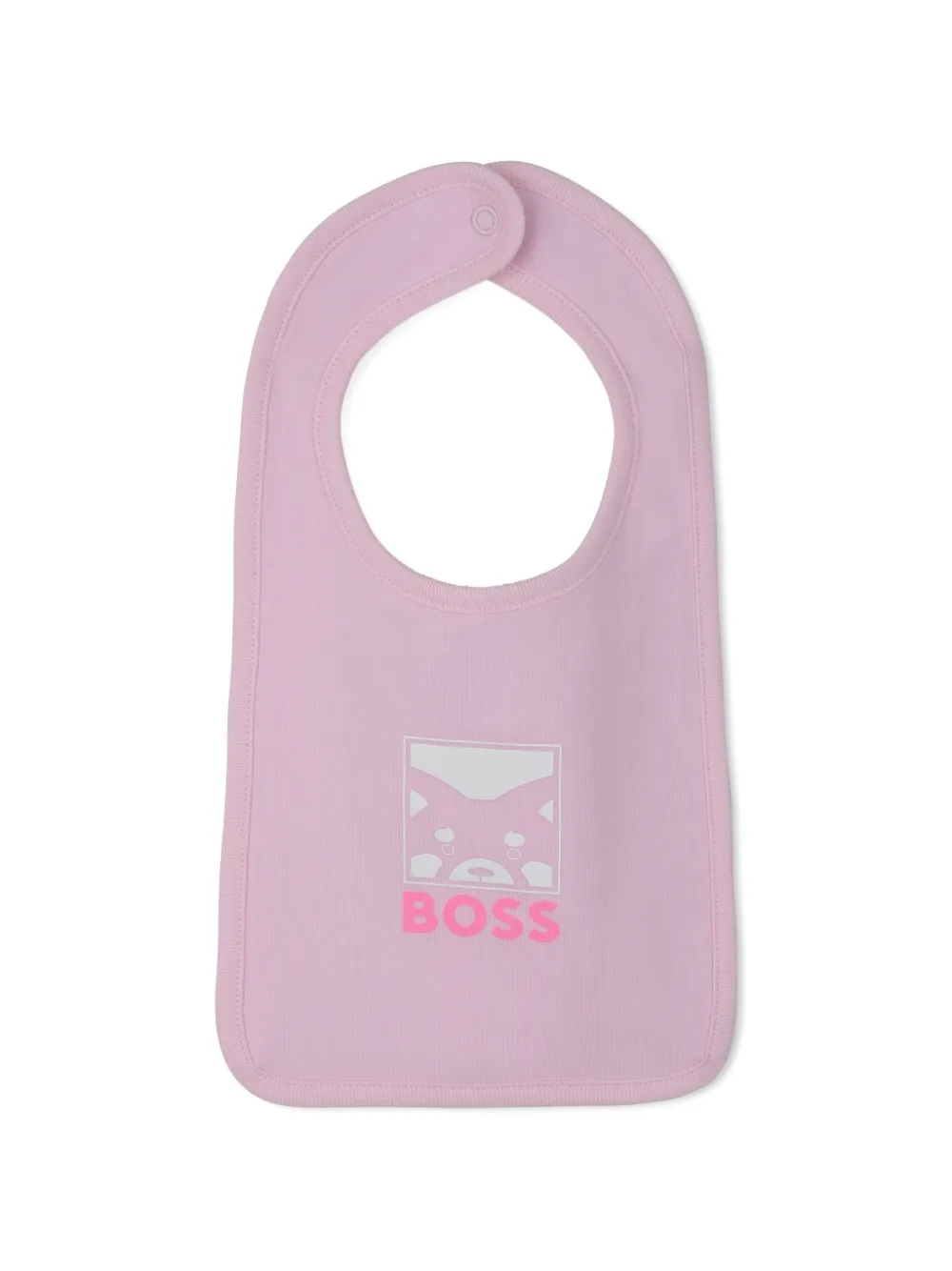 BOSS Kidswear Slabbetje met logo Roze