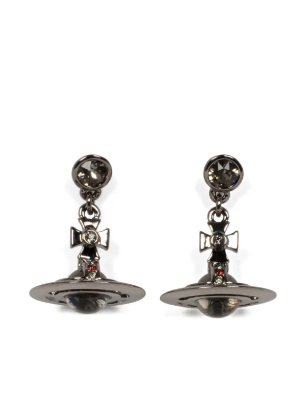 Vivienne Westwood Orb Drop Earrings in Silver