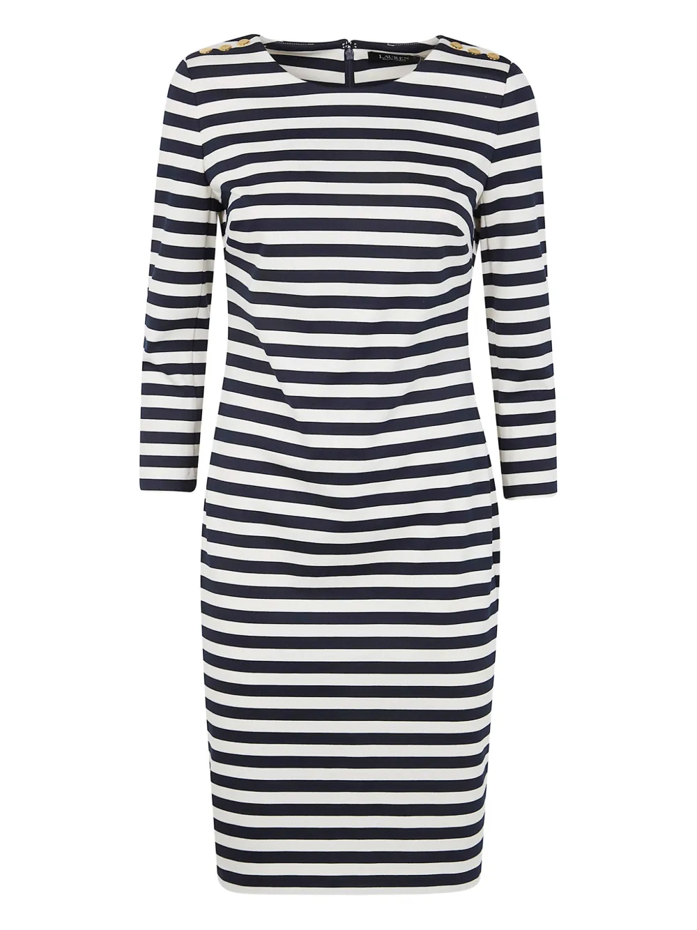 Lauren Ralph Lauren striped midi dress - Blau