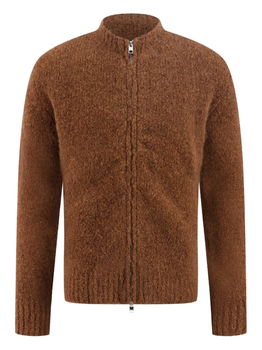 Paloma Wool Hasta Luego zip-up cardigan | Brown | Image 1