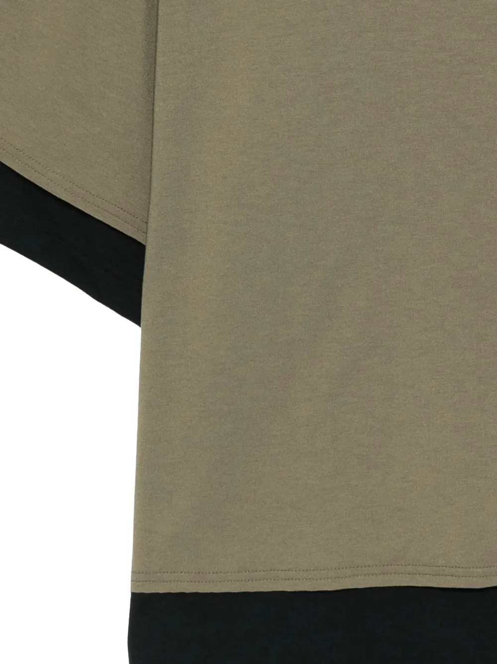 Comme des Garçons Homme Plus Tweekleurig T-shirt Groen