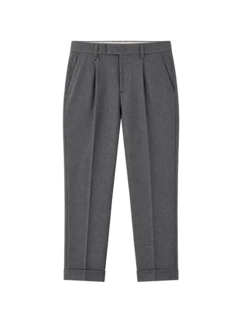Paolo Pecora pleated turn-up trousers