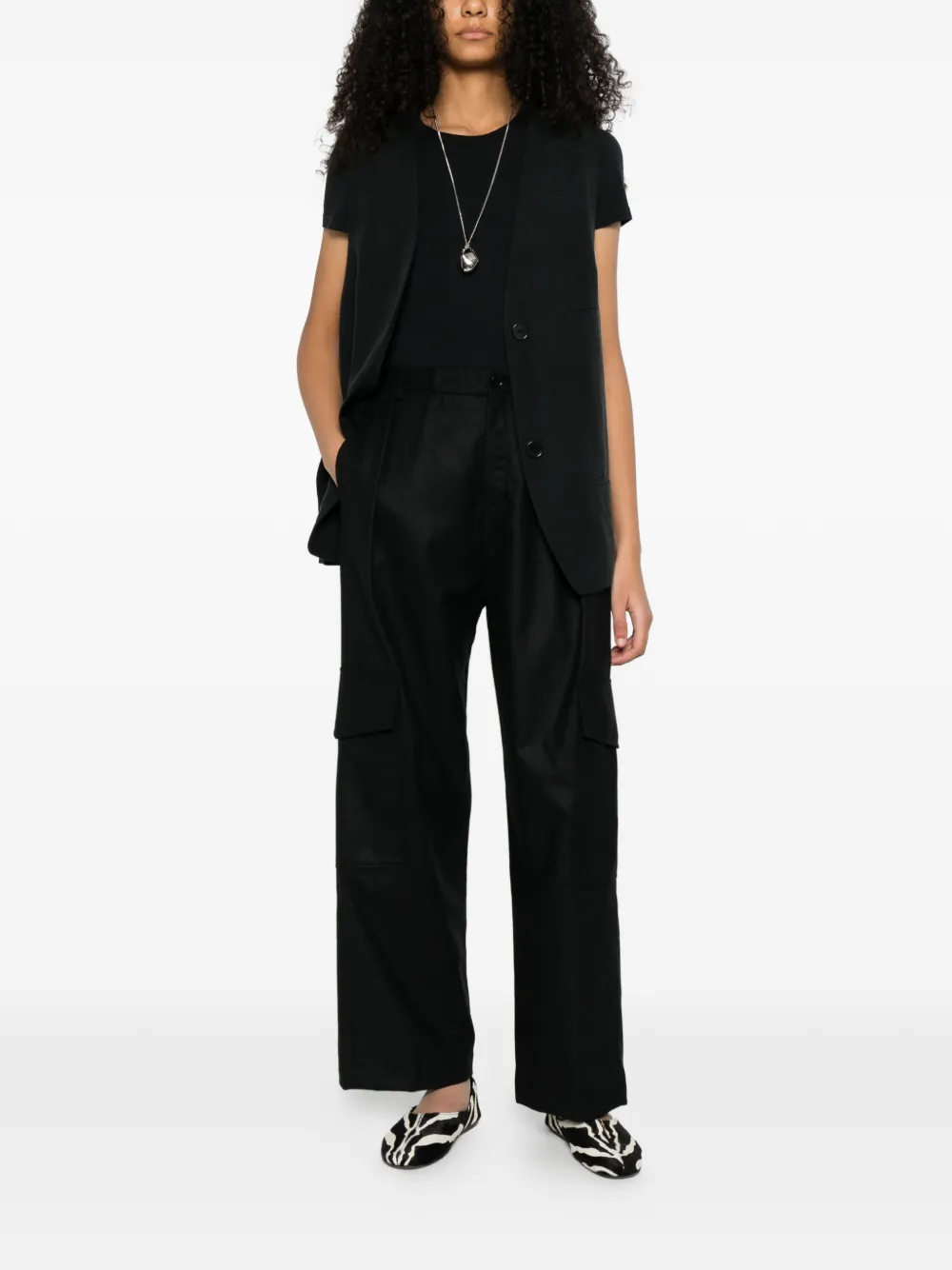 ASPESI button-fastening trousers | Straight-Leg Pants | Image 2