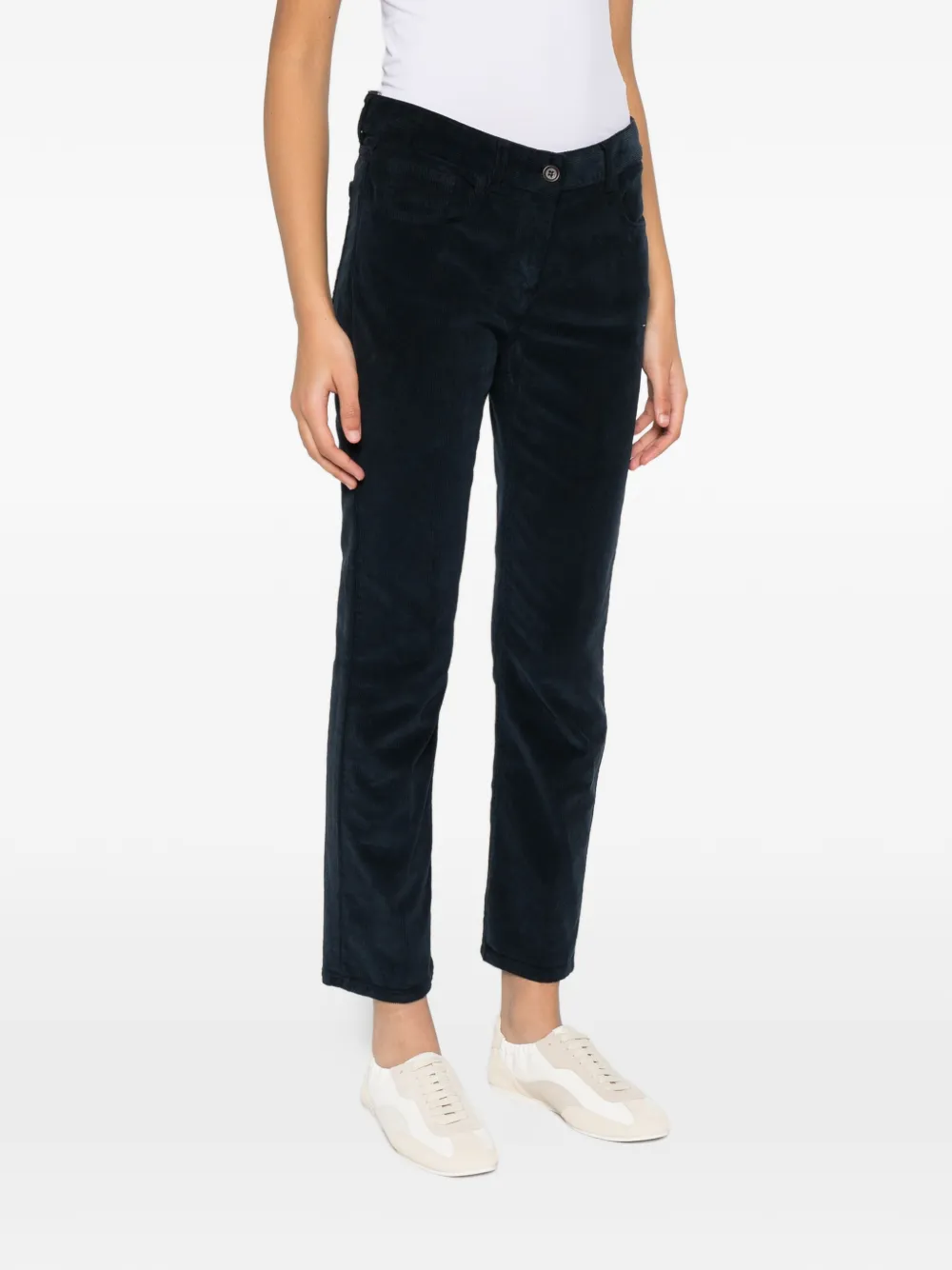 Corduroy-Texture Trousers