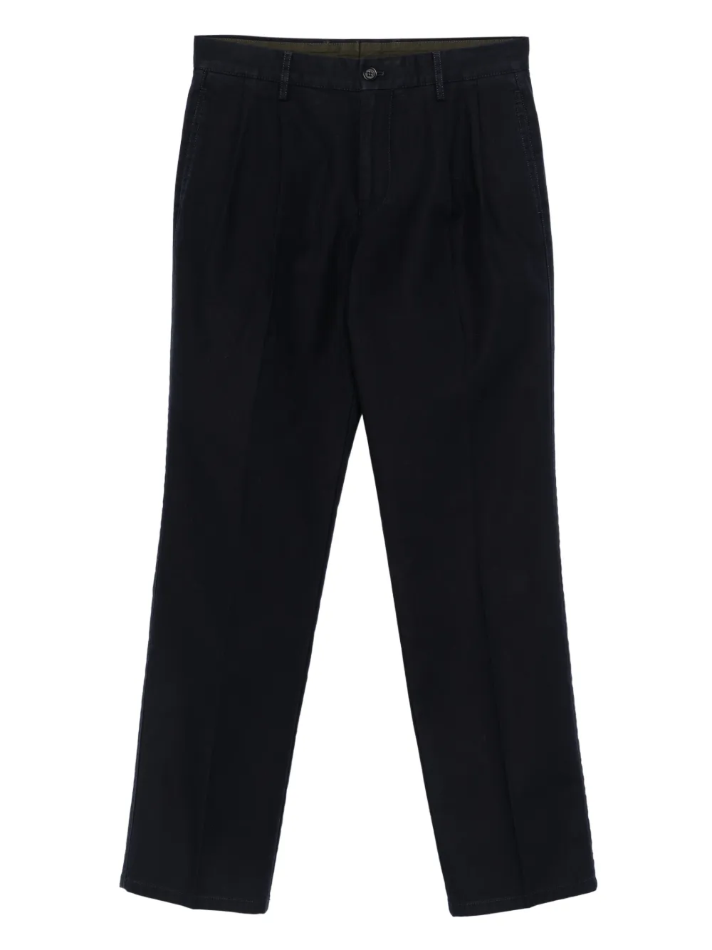 ASPESI pantalones de algodón con pinzas | negro | Image 1