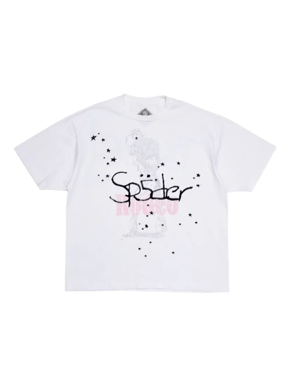 SP5DER x Cactus Jack by Travis Scott Days Before Rodeo II T-shirt | White | Image 1
