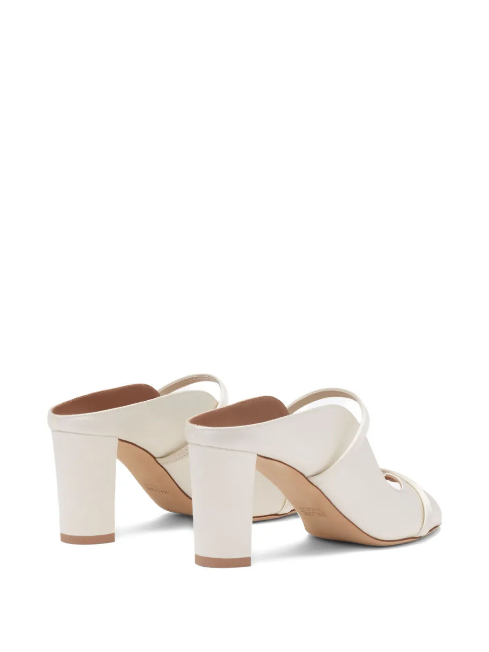 Malone Souliers Norah satijnen sandalen Wit