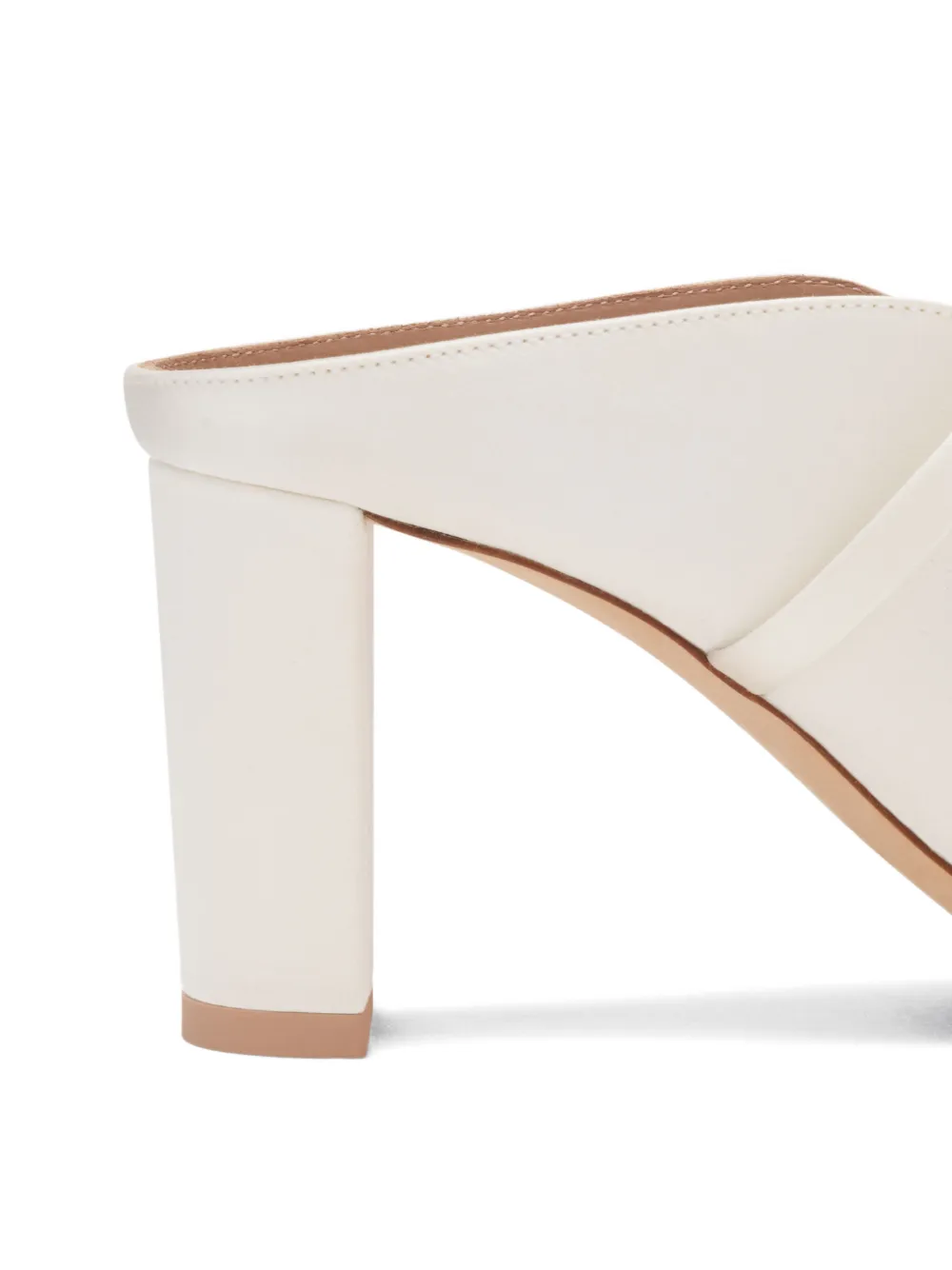 Malone Souliers Norah satijnen sandalen Wit