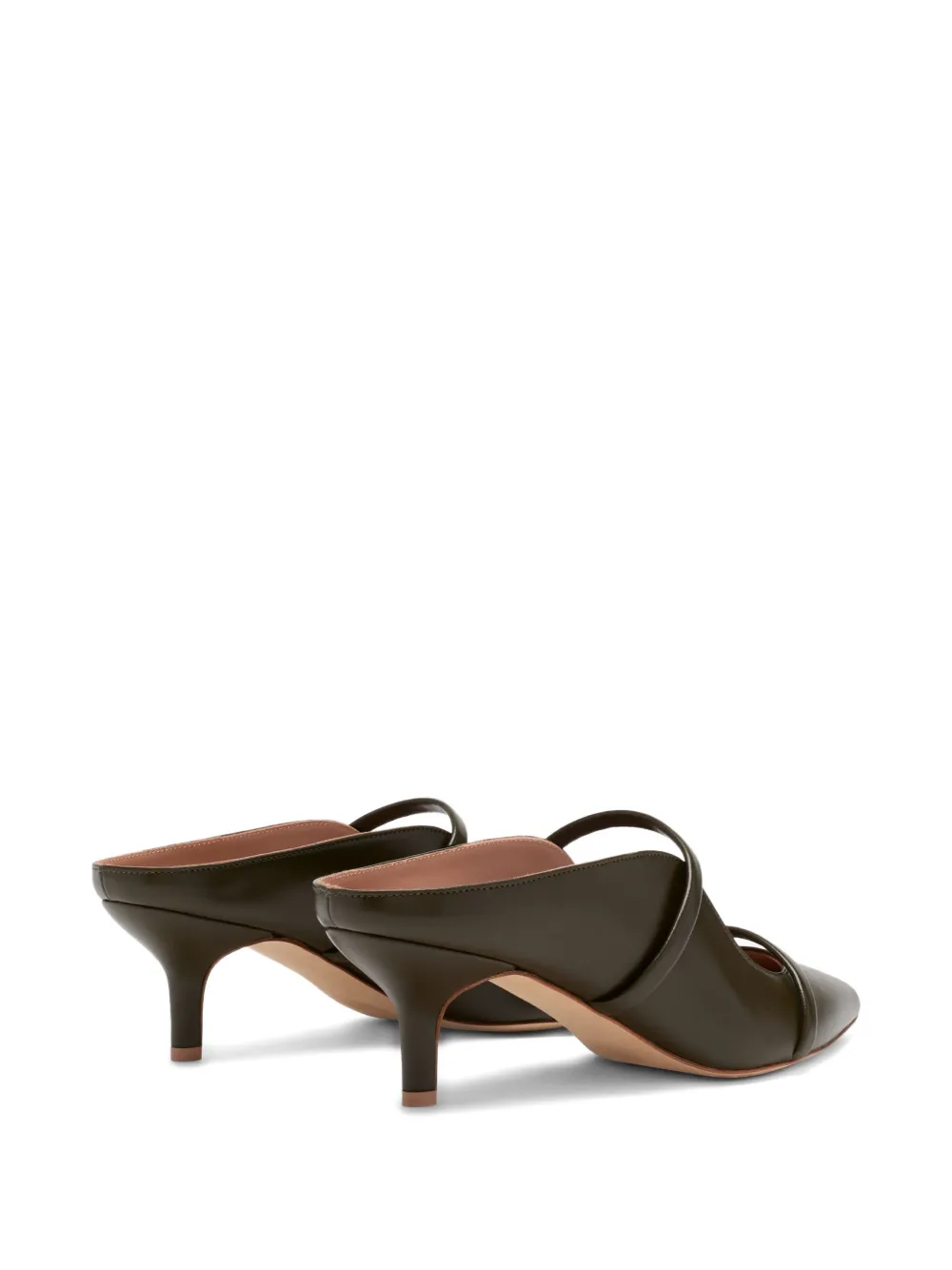 Malone Souliers Maureen leren muiltjes Groen