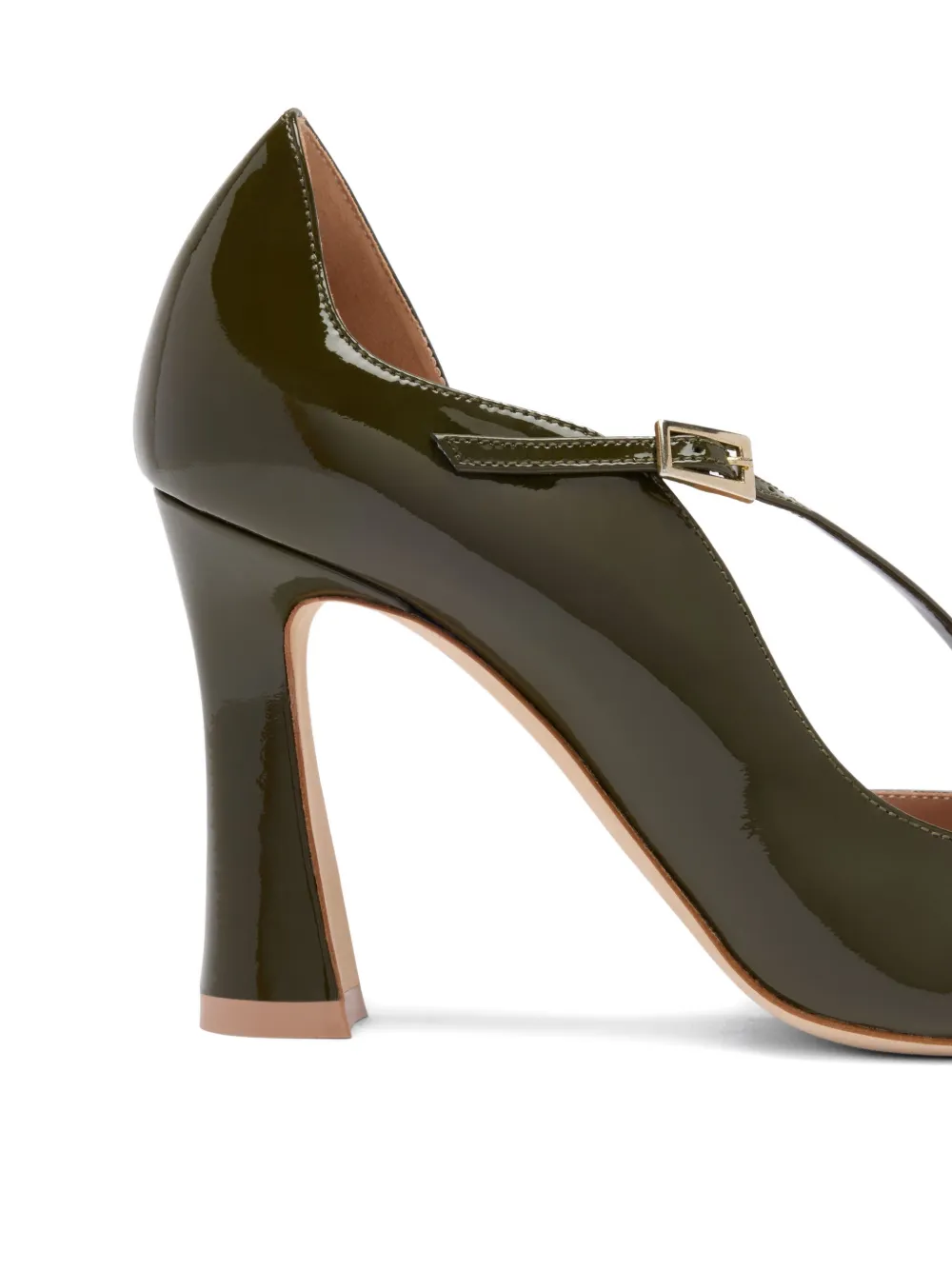 Malone Souliers Bettina pumps met gespsluiting Groen
