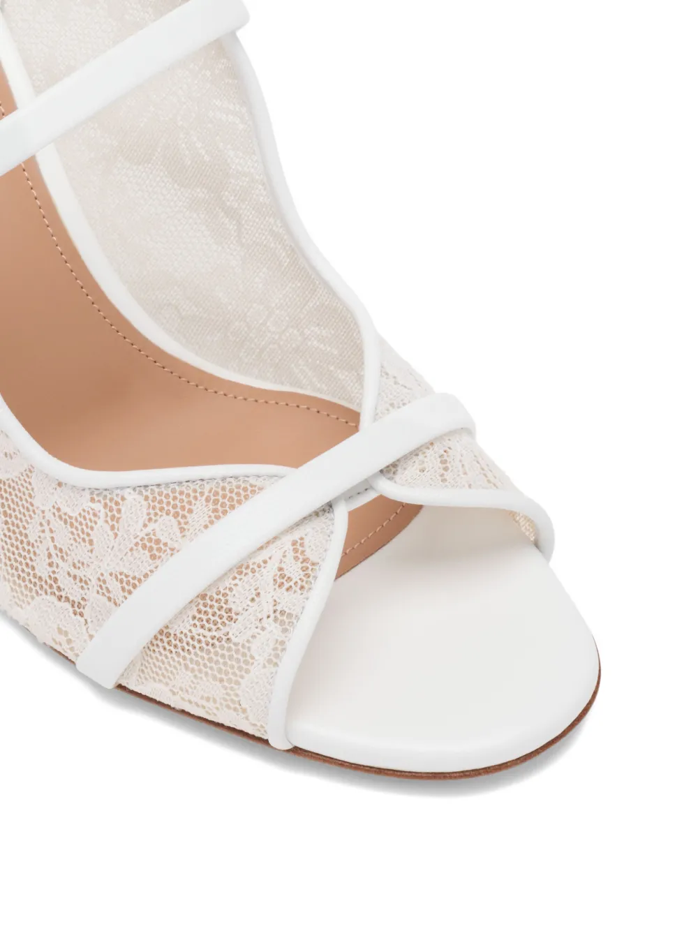 Malone Souliers Norah laced sandals Wit