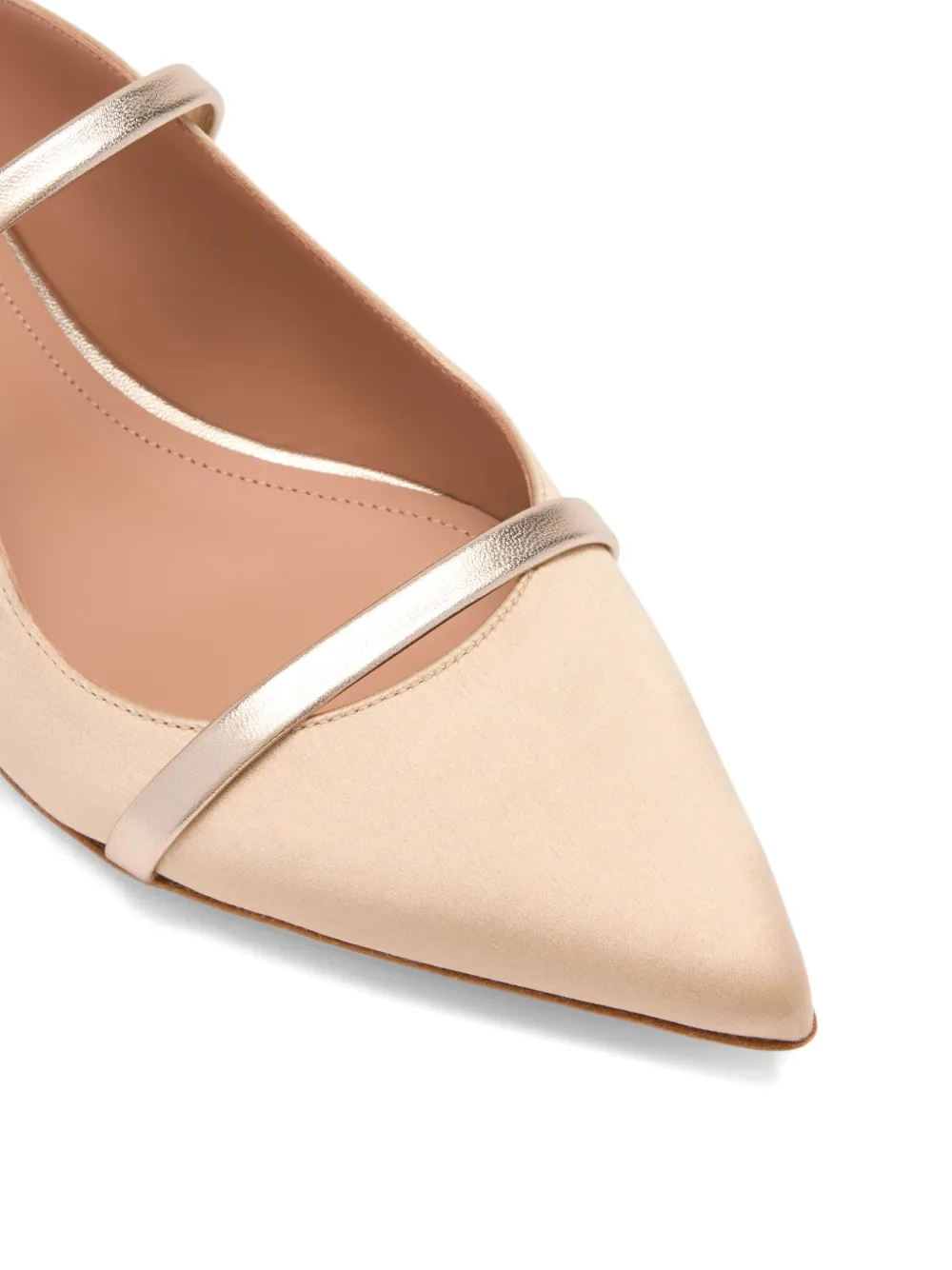 Malone Souliers Maureen muiltjes met puntige neus Beige
