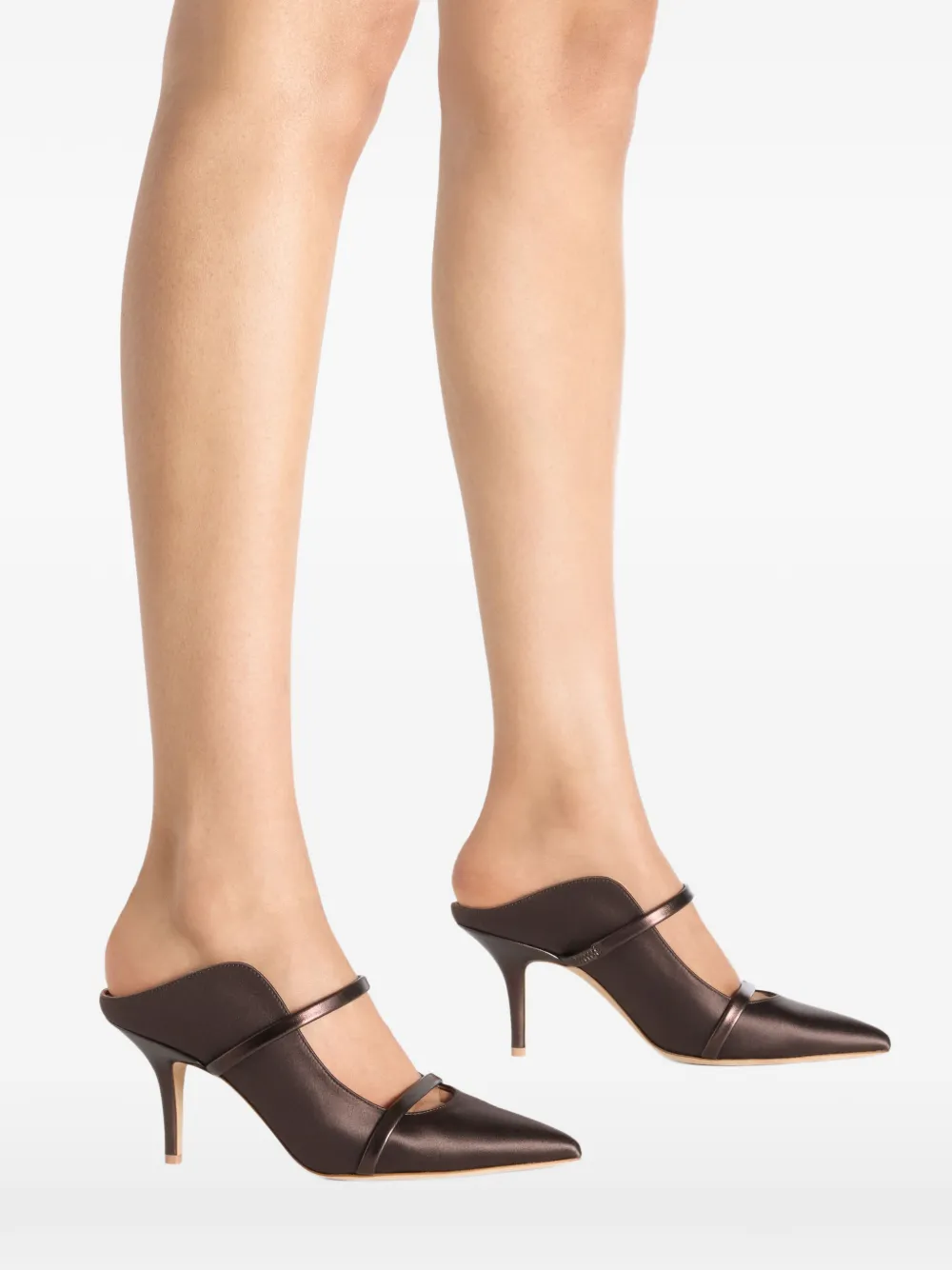 Malone Souliers Maureen muiltjes met bandje Bruin