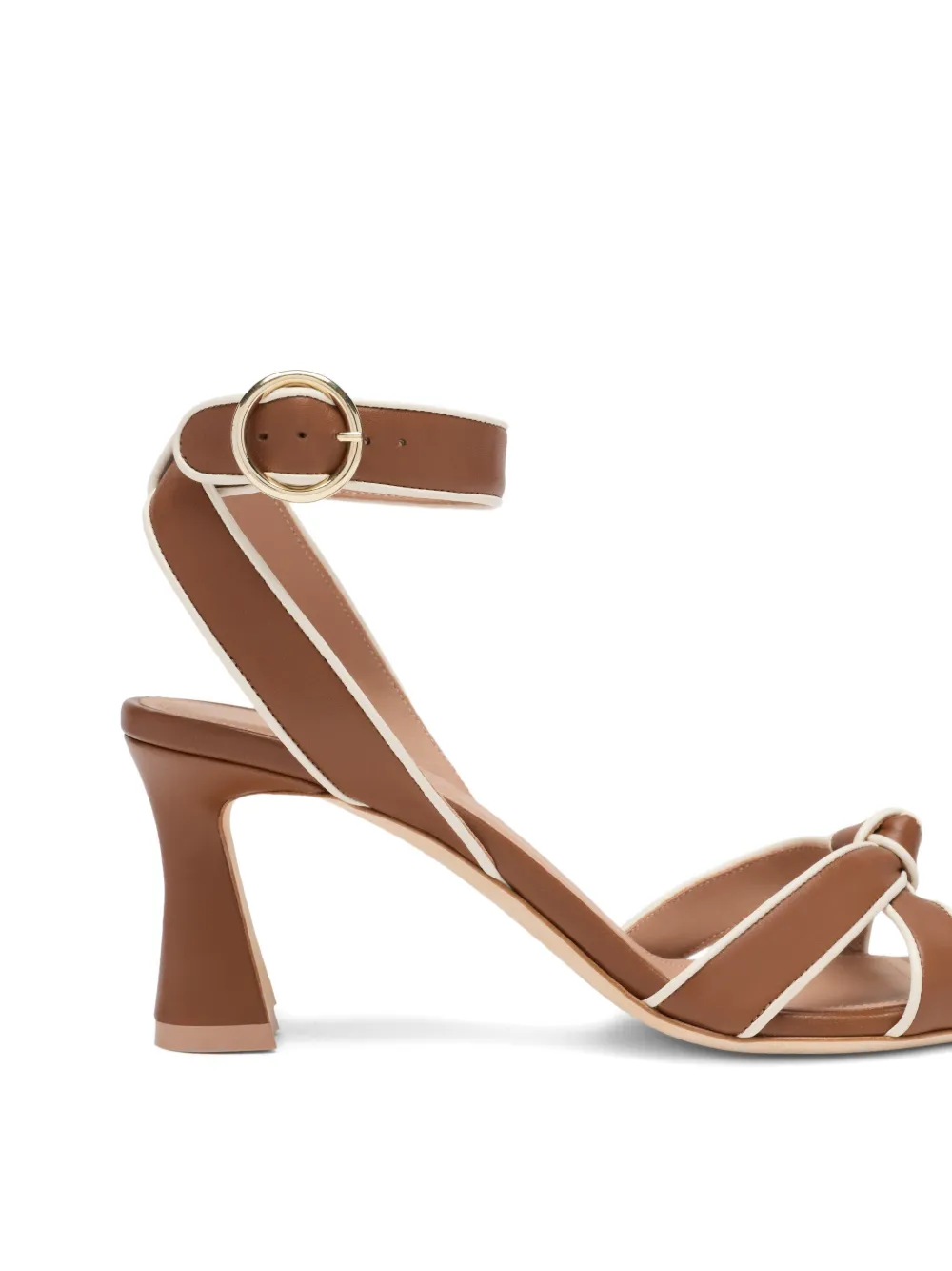 Malone Souliers Rudi geknoopte leren sandalen Bruin