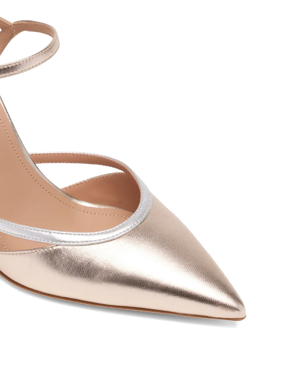 Malone Souliers Yola muiltjes met metallic effect Goud