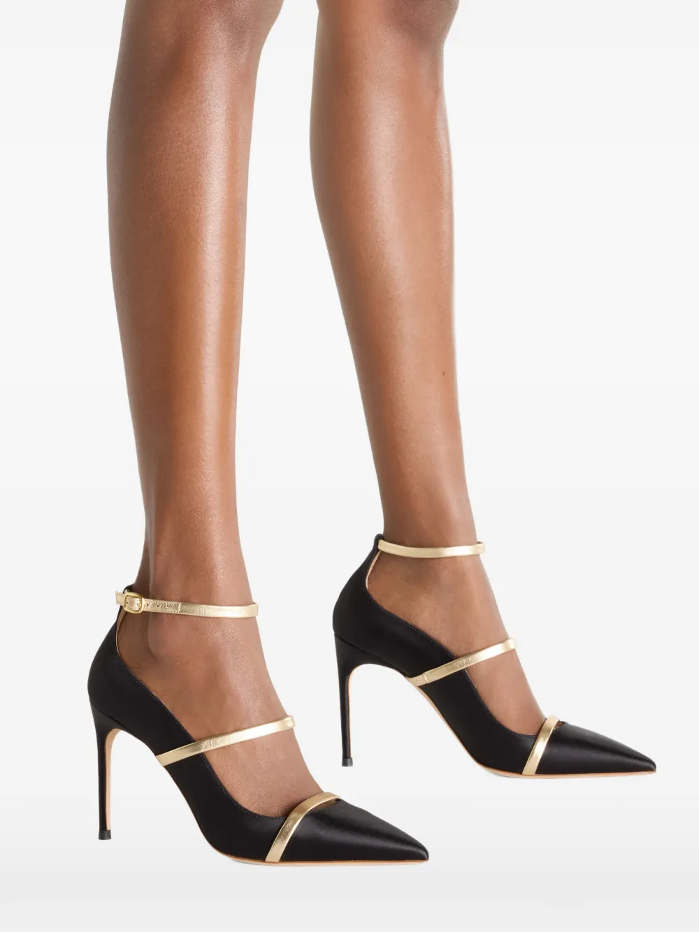 Malone Souliers Diaz pumps met hak Zwart