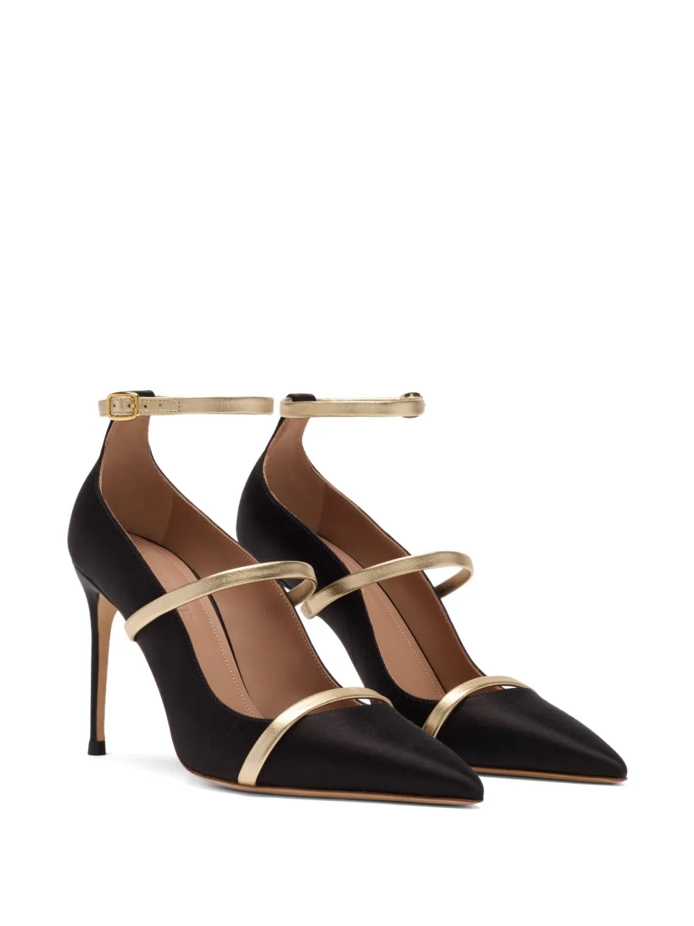 Malone Souliers Diaz pumps met hak Zwart