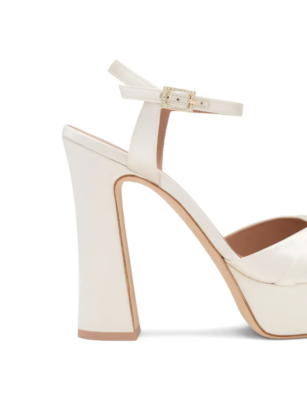 Malone Souliers Keaton sandalen met plateauzool Beige