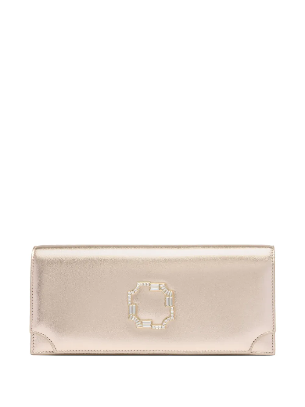 Malone Souliers Clutch Vivien metallizzata - Oro