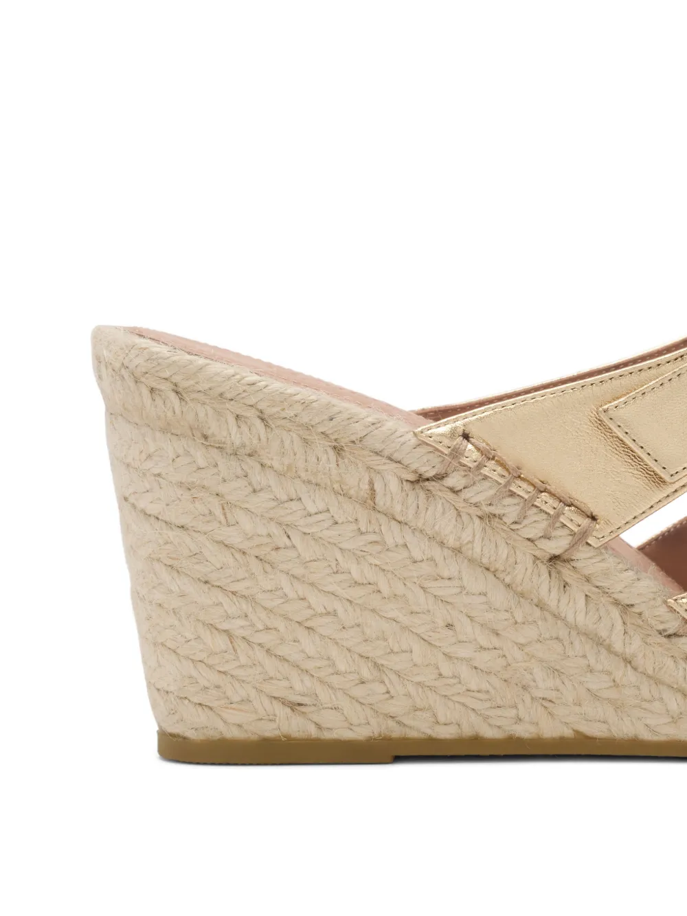 Malone Souliers Farah muiltjes met metallic gesp en sleehak Goud