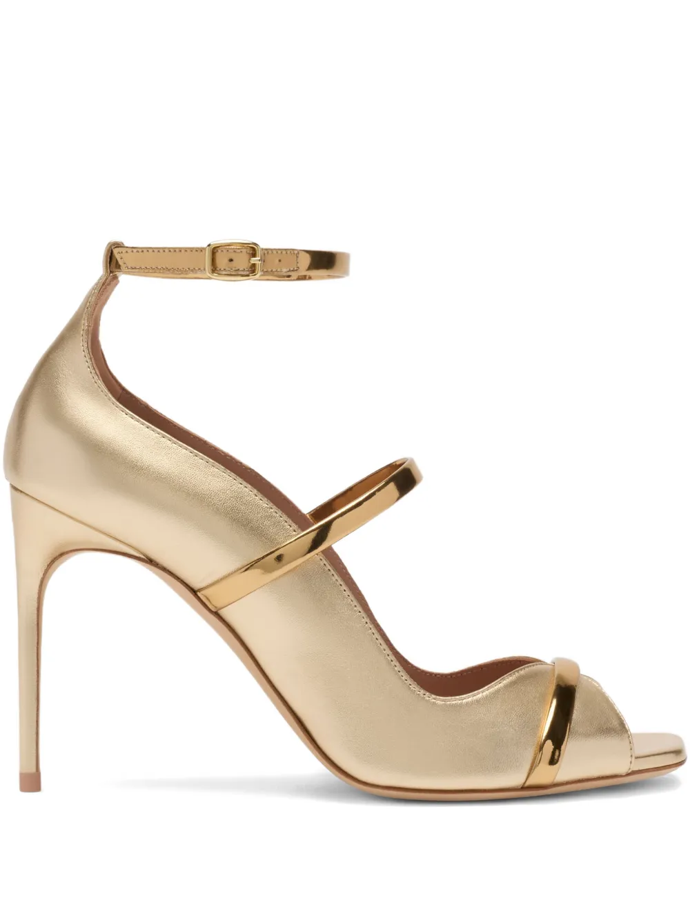 Malone Souliers Cynthia leren sandalen Goud