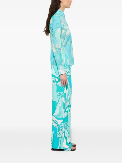 PUCCI Orchidee-print cotton shirt
