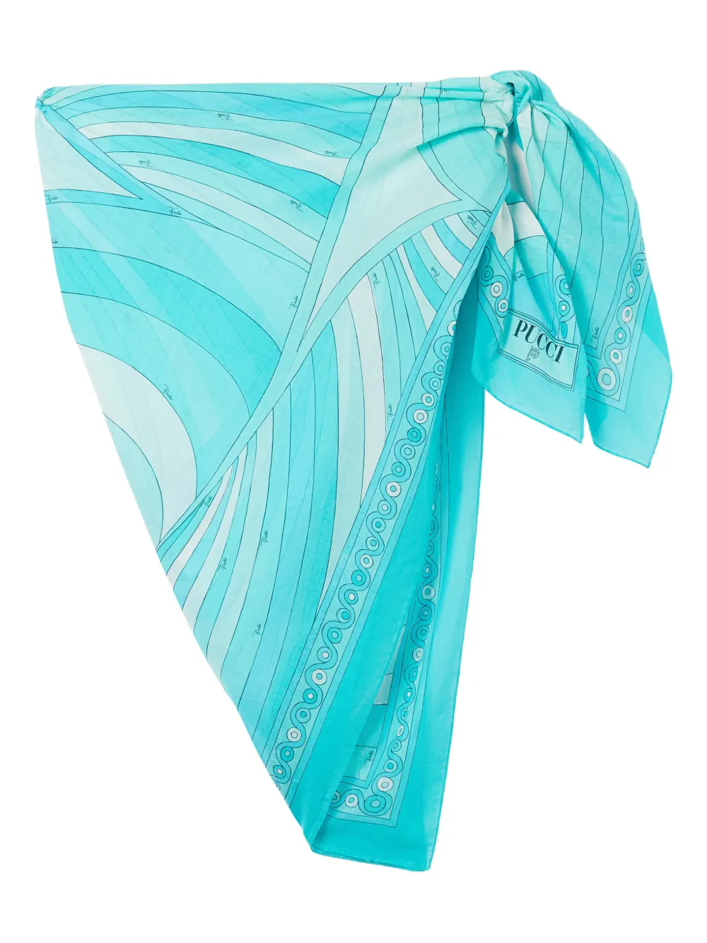 PUCCI Iride-print sarong | Blue | Image 1